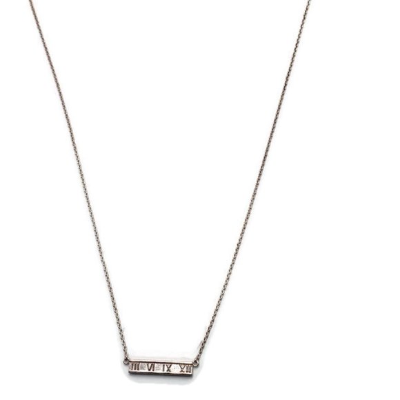 Authentic Tiffany & Co Atlas Bar Necklace - Picture 2 of 11